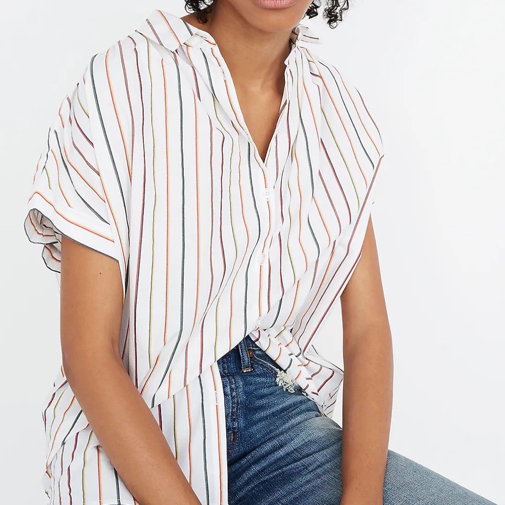 Madewell Central Shirt in Sadie Stripe